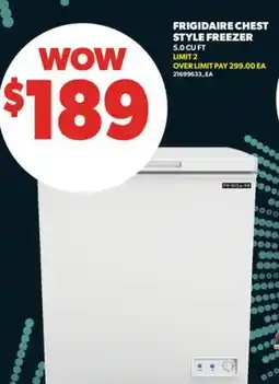 Real Canadian Superstore FRIGIDAIRE CHEST STYLE FREEZER offer