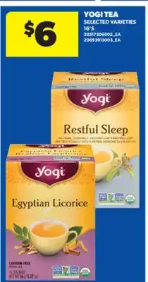 Real Canadian Superstore YOGI TEA, 16' S offer