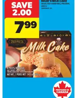 Real Canadian Superstore BRAR'S MILK CAKE, 400 G offer