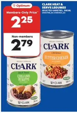 Real Canadian Superstore CLARK HEAT & SERVE LEGUMES, 398 ML offer