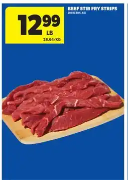 Real Canadian Superstore BEEF STIR FRY STRIPS offer