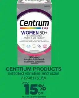 Real Canadian Superstore CENTRUM PRODUCTS offer