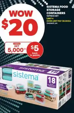 Real Canadian Superstore SISTEMA FOOD STORAGE CONTAINERS offer