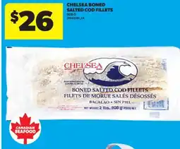 Real Canadian Superstore CHELSEA BONED SALTED COD FILLETS, 908 G offer