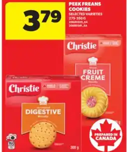 Real Canadian Superstore PEEK FREANS COOKIES, 275-350 G offer