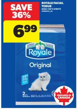 Real Canadian Superstore ROYALE FACIAL TISSUE, 6X82/126' S SHEETS offer