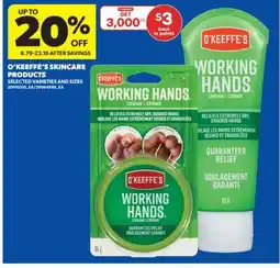 Real Canadian Superstore O'KEEFFE'S SKINCARE PRODUCTS offer