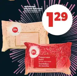 Real Canadian Superstore LIFE BRAND HOLIDAY BAR SOAP, 100 G offer