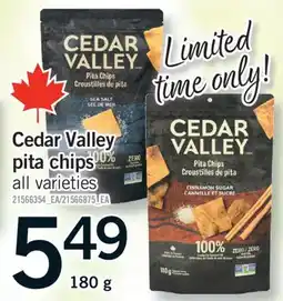Fortinos CEDAR VALLEY PITA CHIPS, 180 g offer