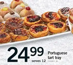 Fortinos PORTUGUESE TART offer