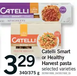Fortinos CATELLI SMART OR HEALTHY HARVEST PASTA, 340/375 g offer