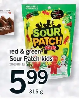 Fortinos RED & GREEN SOUR PATCH KIDS 315 g offer