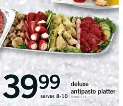 Fortinos DELUXE ANTIPASTO PLATTER offer