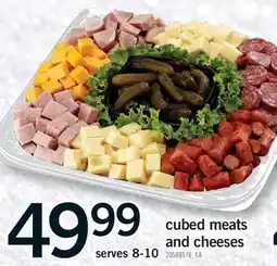 Fortinos CUBED MEATS AND CHEESES, serves 8-10 offer