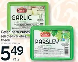 Fortinos GEFEN HERB CUBES, 71 g offer