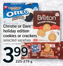 Fortinos CHRISTIE OR DARE HOLIDAY EDITION COOKIES OR CRACKERS, 225-279 G offer
