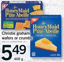 Fortinos CHRISTIE GRAHAM WAFERS OR CRUMBS, 400 g offer
