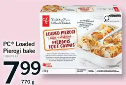 Fortinos PC LOADED PIEROGI BAKE, 770 g offer