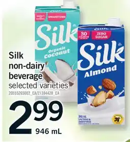 Fortinos SILK NON-DAIRY BEVERAGE, 946 mL offer