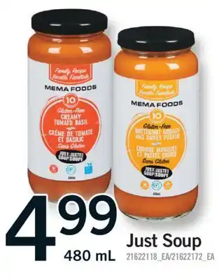 Fortinos JUST SOUP, 480mL offer