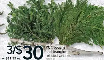 Fortinos PC BOUGHS AND BRANCHES offer