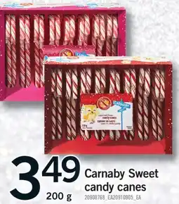 Fortinos CARNABY SWEET CANDY CANES, 200 G offer