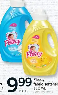 Fortinos FLEECY FABRIC SOFTENER, 2.6L offer