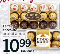 Fortinos FERRERO CHOCOLATE, 156/200 G offer
