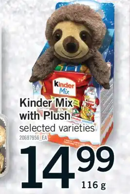 Fortinos KINDER MIX WITH PLUSH, 116 G offer