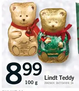 Fortinos LINDT TEDDY offer