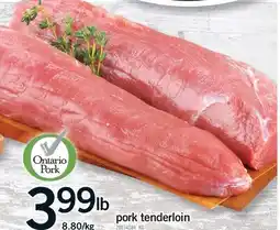 Fortinos PORK TENDERLOIN offer
