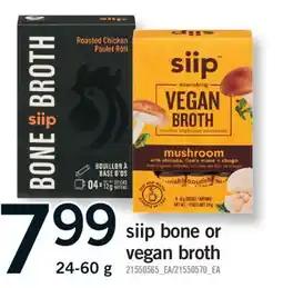 Fortinos SIIP BONE OR VEGAN BROTH, 24-60g offer
