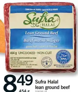 Fortinos SUFRA HALAL LEAN GROUND BEEF, 454 g offer