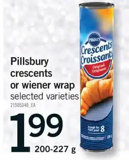 Fortinos PILLSBURY CRESCENTS OR WIENER WRAP, 200-227 g offer