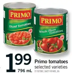Fortinos PRIMO TOMATOES, 796 mL offer