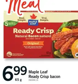 Fortinos MAPLE LEAF READY CRISP BACON, 65 g offer