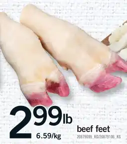Fortinos BEEF FEET offer
