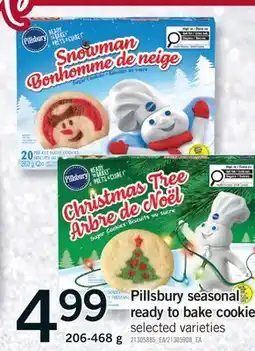 Fortinos PILLSBURY SEASONAL READY TO BAKE COOKIES, 206-468 g offer