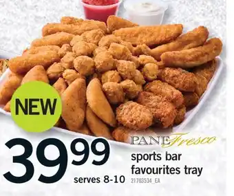 Fortinos SPORTS BAR FAVOURITES TRAY, serves 8-10 offer