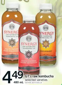 Fortinos GT'S RAW KOMBUCHA, 480 mL offer