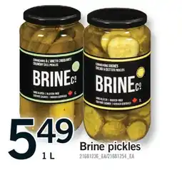 Fortinos BRINE PICKLES, 1 L offer