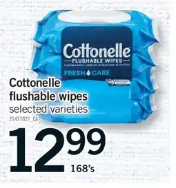 Fortinos COTTONELLE FLUSHABLE WIPES, 168's offer