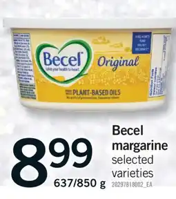 Fortinos BECEL MARGARINE, 637/850 g offer