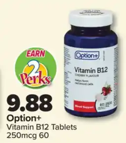 PharmaChoice Option+ Vitamin B12 Tablets offer