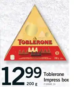 Fortinos TOBLERONE IMPRESS BOX, 200 g offer
