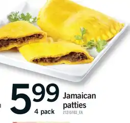 Fortinos JAMAICAN PATTIES, 4 pack offer
