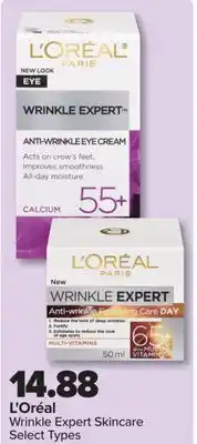 PharmaChoice L'Oréal Wrinkle Expert Skincare offer