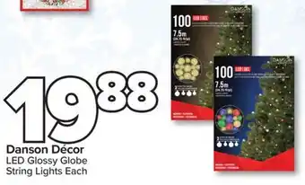 PharmaChoice Danson Décor LED Glossy Globe String Lights offer