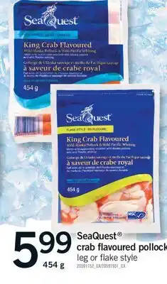 Fortinos SEAQUEST CRAB FLAVOURED POLLOCK, 454 g offer