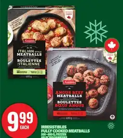 Food Basics IRRESISTIBLES FULLY COOKED MEATBALLS offer